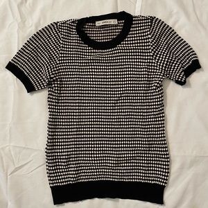 Short Sleeve Zara Knit Top
